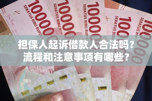 济南担保人起诉借款人合法吗？流程和注意事项有哪些？