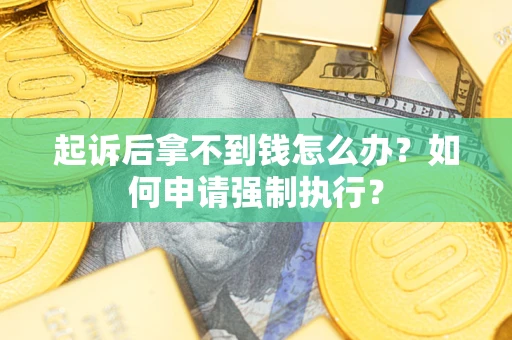 济南起诉后拿不到钱怎么办？如何申请强制执行？