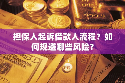 济南担保人起诉借款人流程？如何规避哪些风险？
