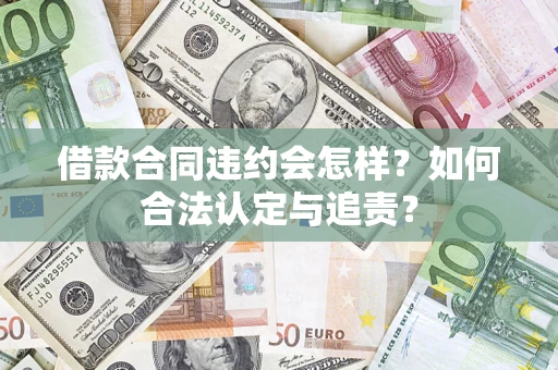 济南借款合同违约会怎样？如何合法认定与追责？