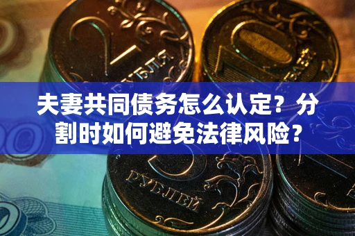 济南夫妻共同债务怎么认定？分割时如何避免法律风险？